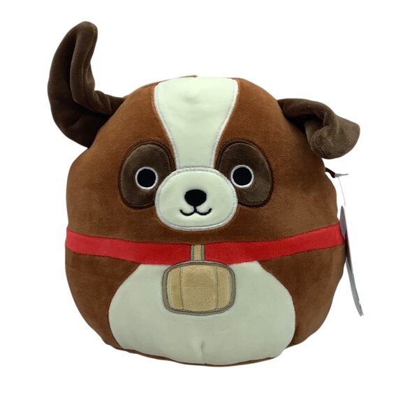 Squishmallows Other - Squishmallows Sassafras 8" Brown Saint Bernard Puppy Dog Plush Animal NEW NWT